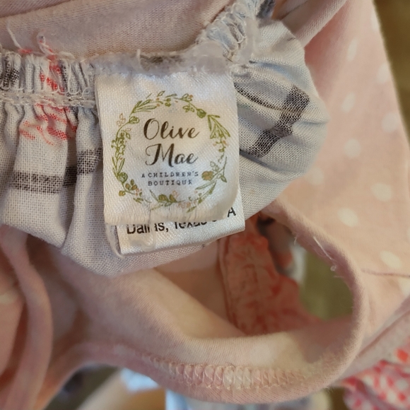 Olive Mae Sail Boat Anchor Toddler Dress Size 2t - Picture 5 of 6